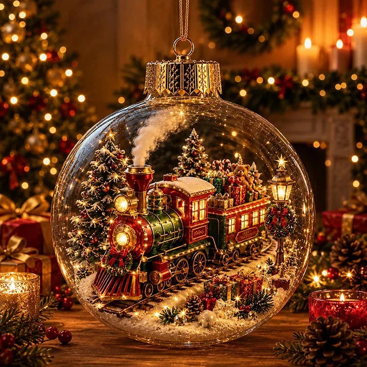 🌈🌈 Világító karácsonyi dioráma dekoráció – varázslatos ünnepi jelenet, amely melegséget és örömöt hoz otthonodba 🎁🌲