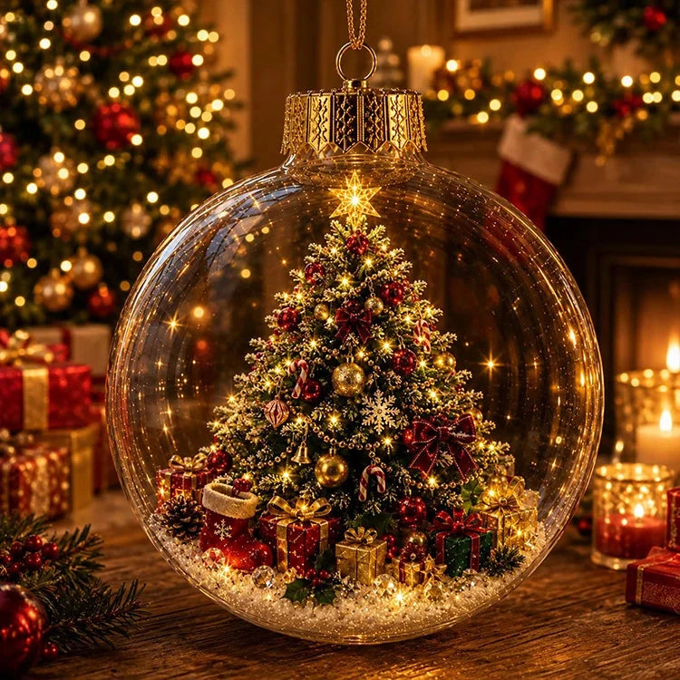 🌈🌈 Világító karácsonyi dioráma dekoráció – varázslatos ünnepi jelenet, amely melegséget és örömöt hoz otthonodba 🎁🌲
