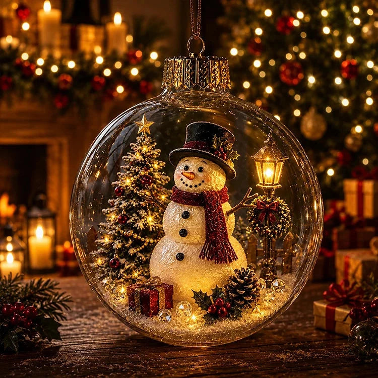 🌈🌈 Világító karácsonyi dioráma dekoráció – varázslatos ünnepi jelenet, amely melegséget és örömöt hoz otthonodba 🎁🌲