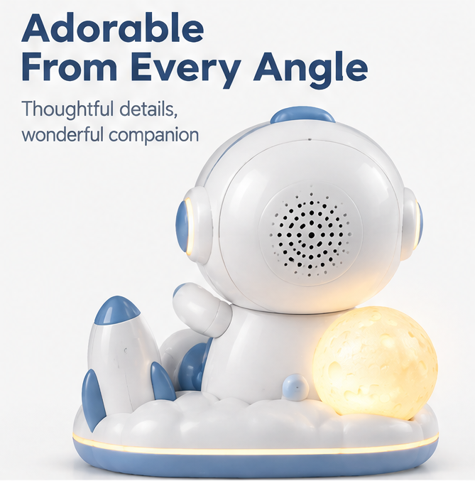 🤖 KYARANO Cute Robot Kids Alarm Clock