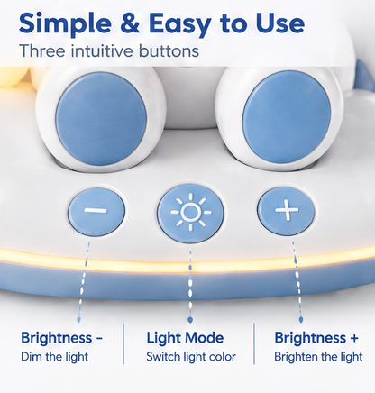🤖 KYARANO Cute Robot Kids Alarm Clock