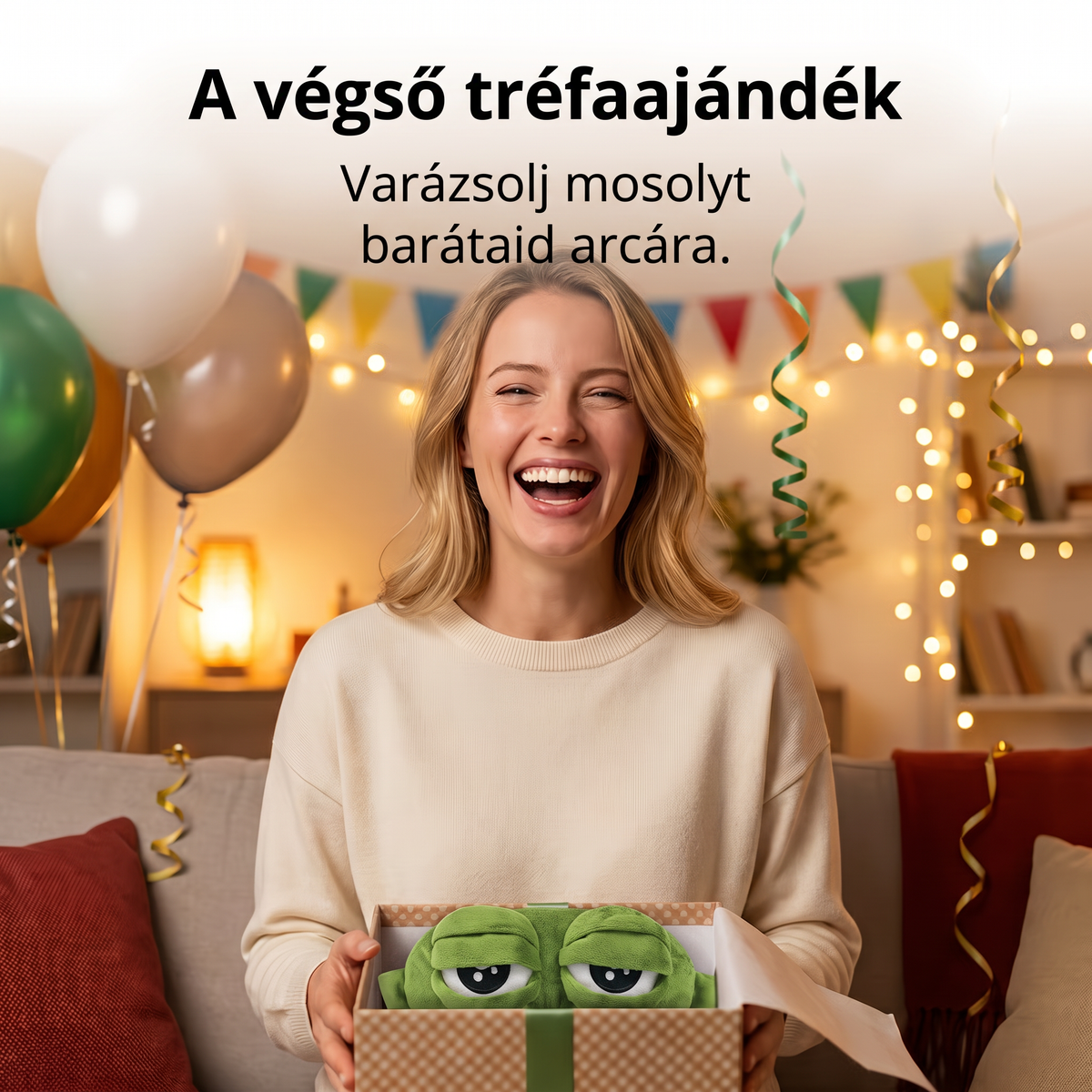 🔥🔥 Utolsó nap – 49% kedvezmény 🎁 2026-os 3D béka alvómaszk 🐸 Puha, kényelmes és állítható
