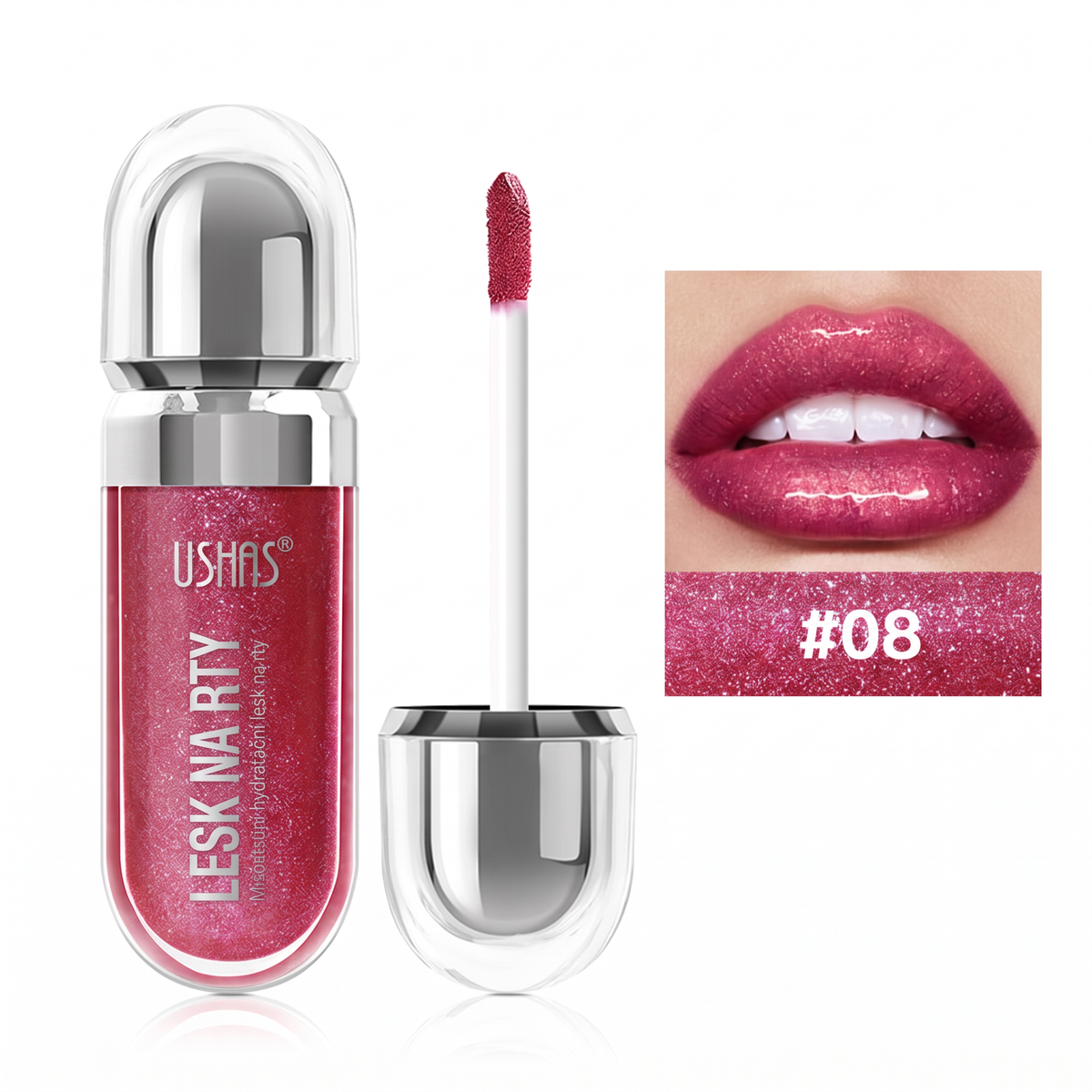 💄✨ Magasfényű szájfény – Hosszan tartó ragyogás, puha és hidratált ajkak