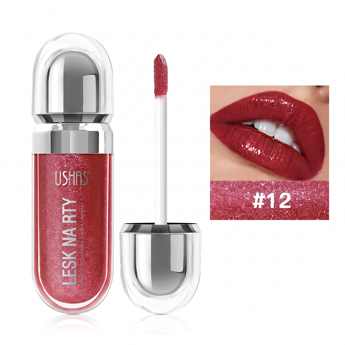 💄✨ Magasfényű szájfény – Hosszan tartó ragyogás, puha és hidratált ajkak