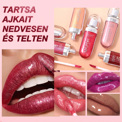 💄✨ Magasfényű szájfény – Hosszan tartó ragyogás, puha és hidratált ajkak