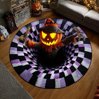 🔥🔥 3D illúziós ünnepi szőnyeg – Halloween borzongás és karácsonyi varázslat