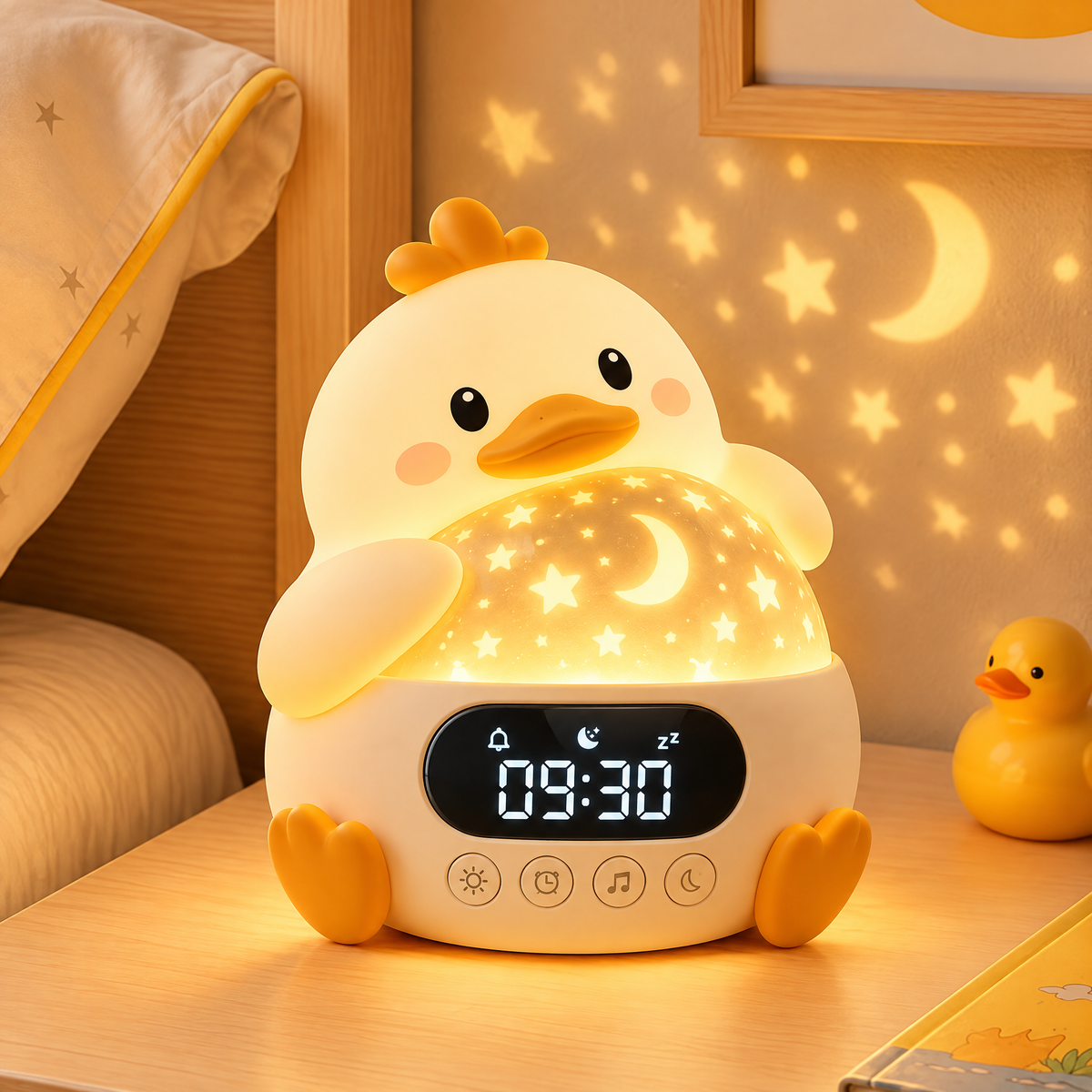 🦆 KYARANO Cute Duck Kids Alarm Clock