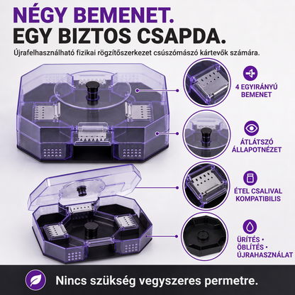 🏠 Újrahasználható, vegyszermentes csótánycsapda spray nélkül
