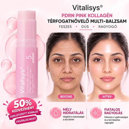 🔥🔥 Vitalisys® Koreai PDRN rózsaszín kollagénes dúsító balzsam