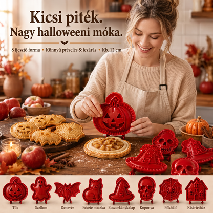 🎃 8 darabos Halloween mini piteformázó készlet