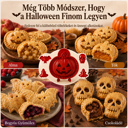 🎃 8 darabos Halloween mini piteformázó készlet