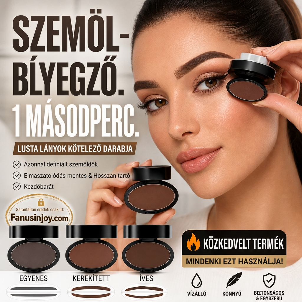 💎💎 2026 SLÁGER AKCIÓ 💞🖊️ Szemöldökbélyegző púderrel és ecsettel – csak nyomd rá, és tökéletes szemöldök másodpercek alatt. Vízálló, akár 24 órás tartósság 💄🌸