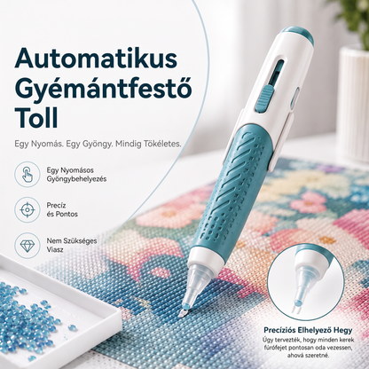 🌈🌈Automata gyémántfestő toll – precíziós gyöngyadagoló 5D gyémántfestéshez és kreatív alkotáshoz