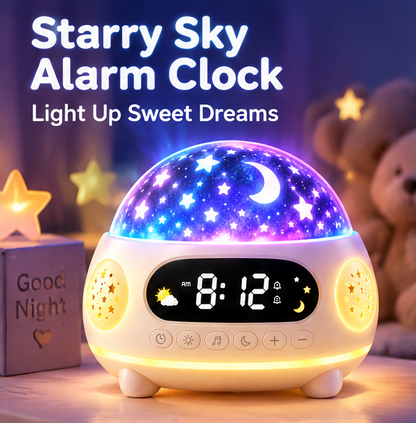 🌌 KYARANO Kids Star Projector Alarm Clock