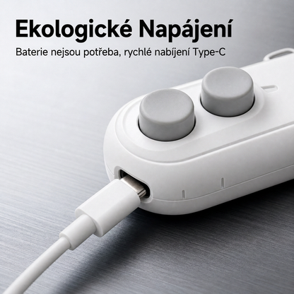 Vitalisys® Hordozható újratölthető tasaklezáró – 2 az 1-ben USB-C mini lezáró és vágó eszköz ✨
