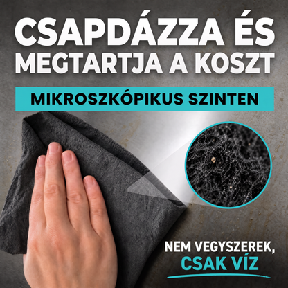 🔥🔥 XXL varázs tisztítókendő – Extra nagy, újrahasználható mikroszálas kendők (5 db)