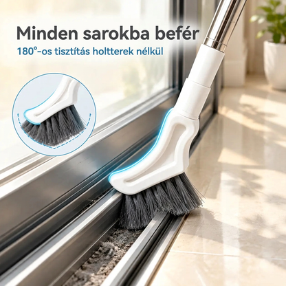 🔥🔥Teleszkópos fugatisztító kefe 🧹 – Hosszú nyéllel, csempékhez és fugákhoz ✨