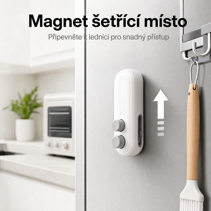 Vitalisys® Hordozható újratölthető tasaklezáró – 2 az 1-ben USB-C mini lezáró és vágó eszköz ✨