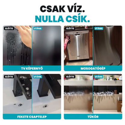 🔥🔥 XXL varázs tisztítókendő – Extra nagy, újrahasználható mikroszálas kendők (5 db)