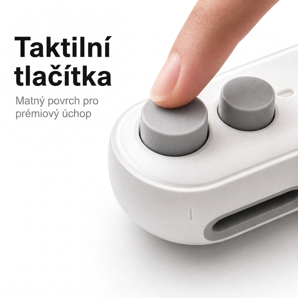 Vitalisys® Hordozható újratölthető tasaklezáró – 2 az 1-ben USB-C mini lezáró és vágó eszköz 💎