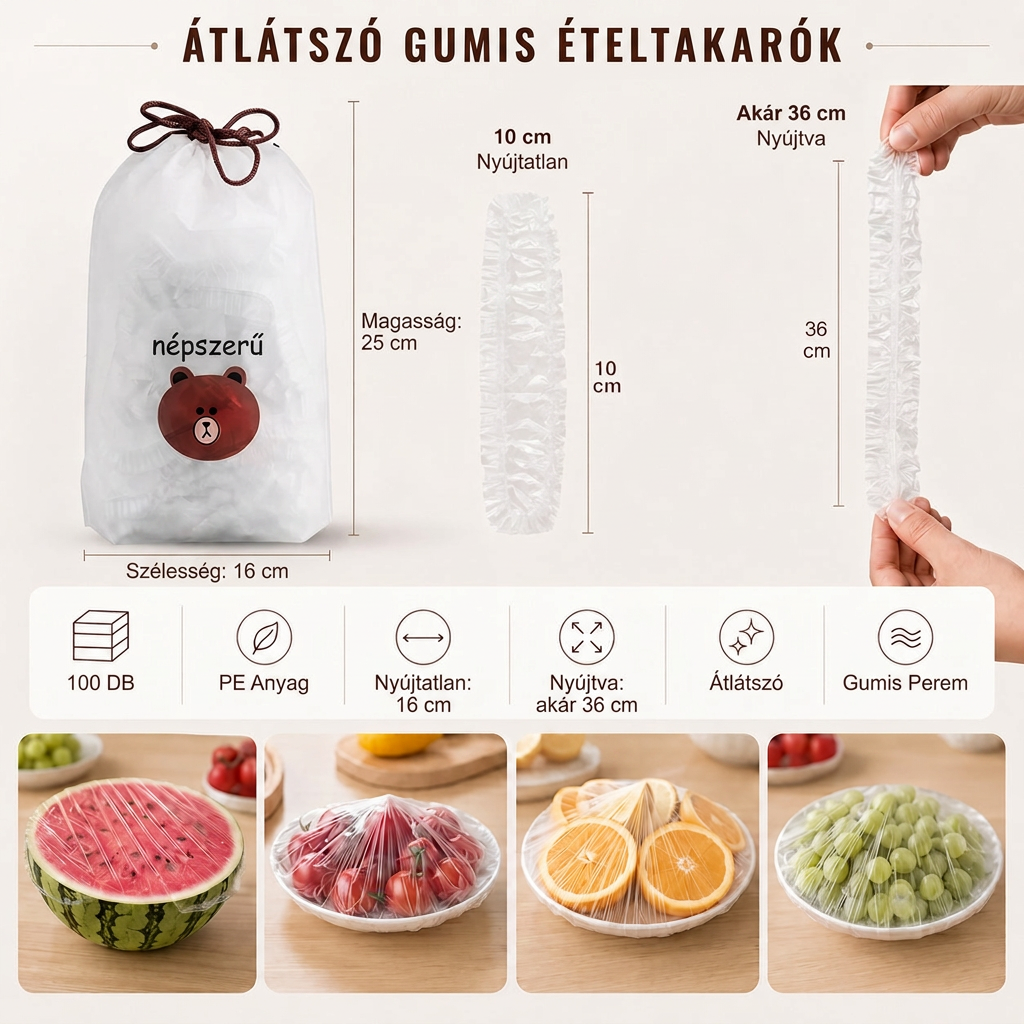 🔥🔥Rugalmas ételtakarók tálakhoz és tányérokhoz – újrahasználható, átlátszó és nyújtható fedők az ételek frissen tartásához 🥗✨