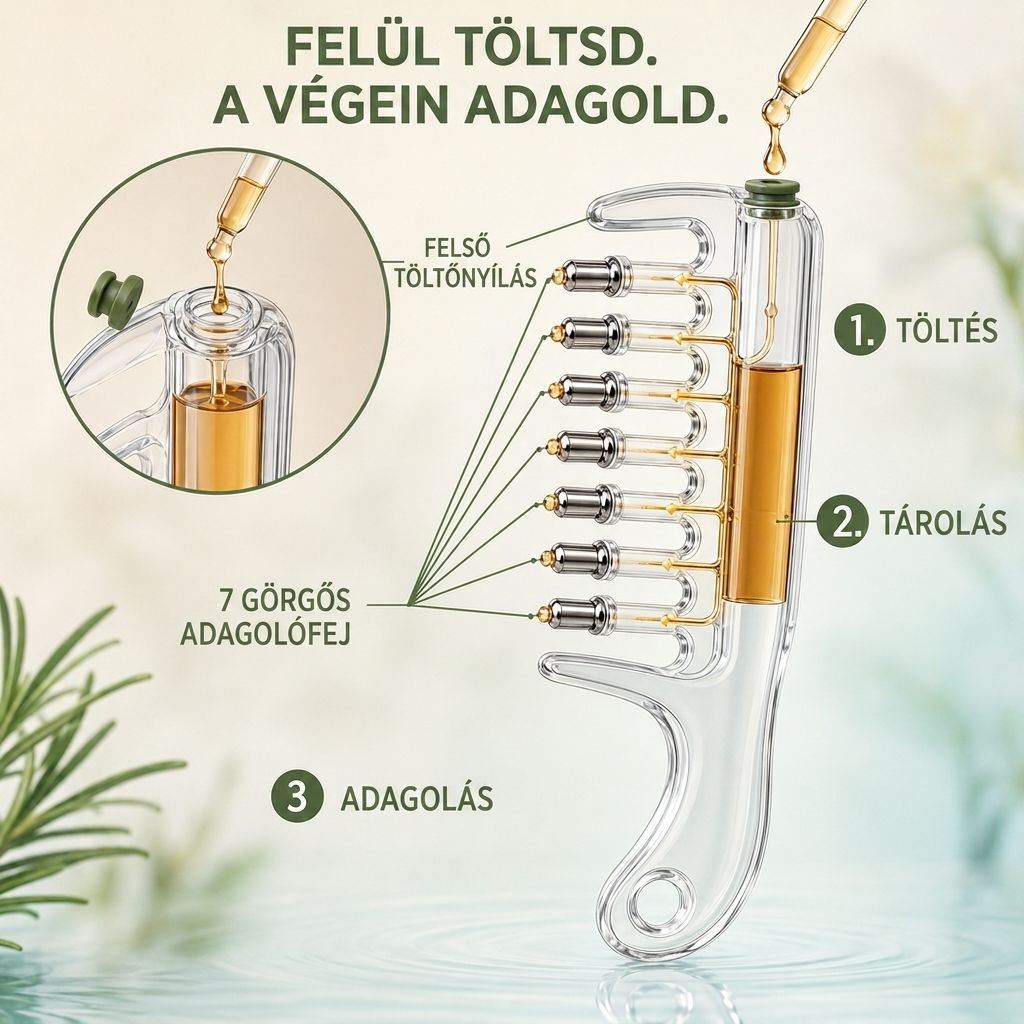 🌈🌈Vitalisys® AirLift Duo – Precíziós hajtőemelő fésű és könnyű hajszérum 👸🌟