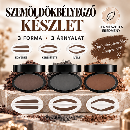 💎💎 2026 SLÁGER AKCIÓ 💞🖊️ Szemöldökbélyegző púderrel és ecsettel – csak nyomd rá, és tökéletes szemöldök másodpercek alatt. Vízálló, akár 24 órás tartósság 💄🌸